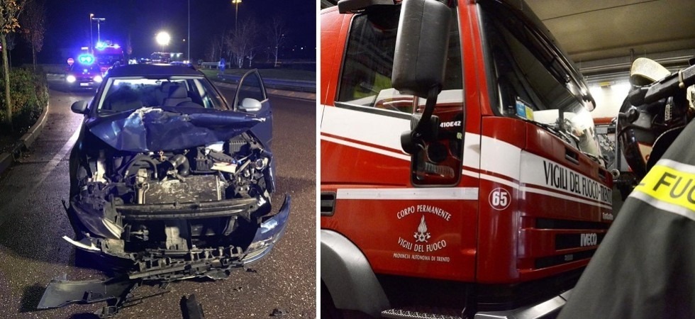 Grave scontro all’alba, due giovani trasportati in codice rosso all’ospedale Santa Chiara
